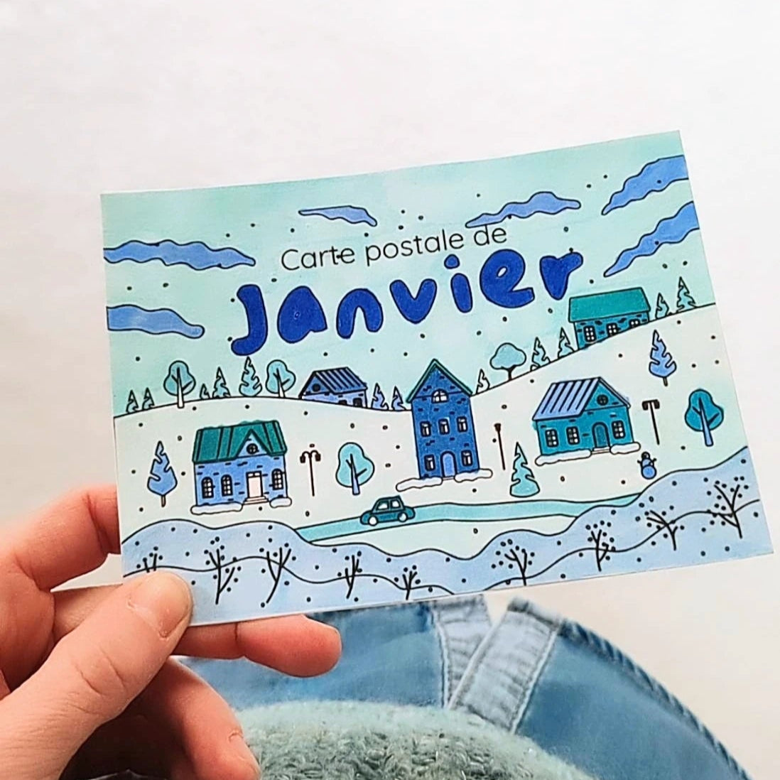 Carte postale de Janvier