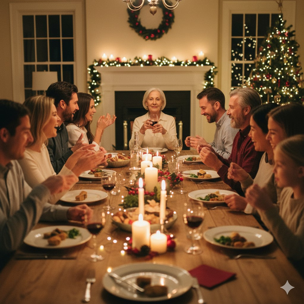 Femme apaisée après une séance d’hypnose à Seraincourt, gérant ses émotions pendant les fêtes de Noël – hypnothérapeute Vexin