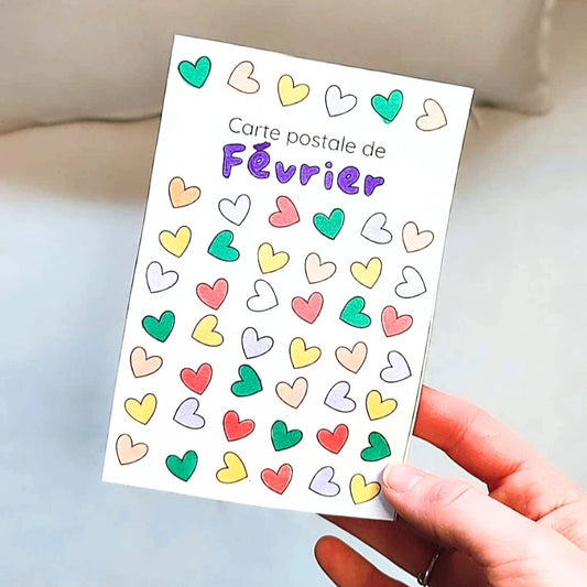 Carte postale de Février