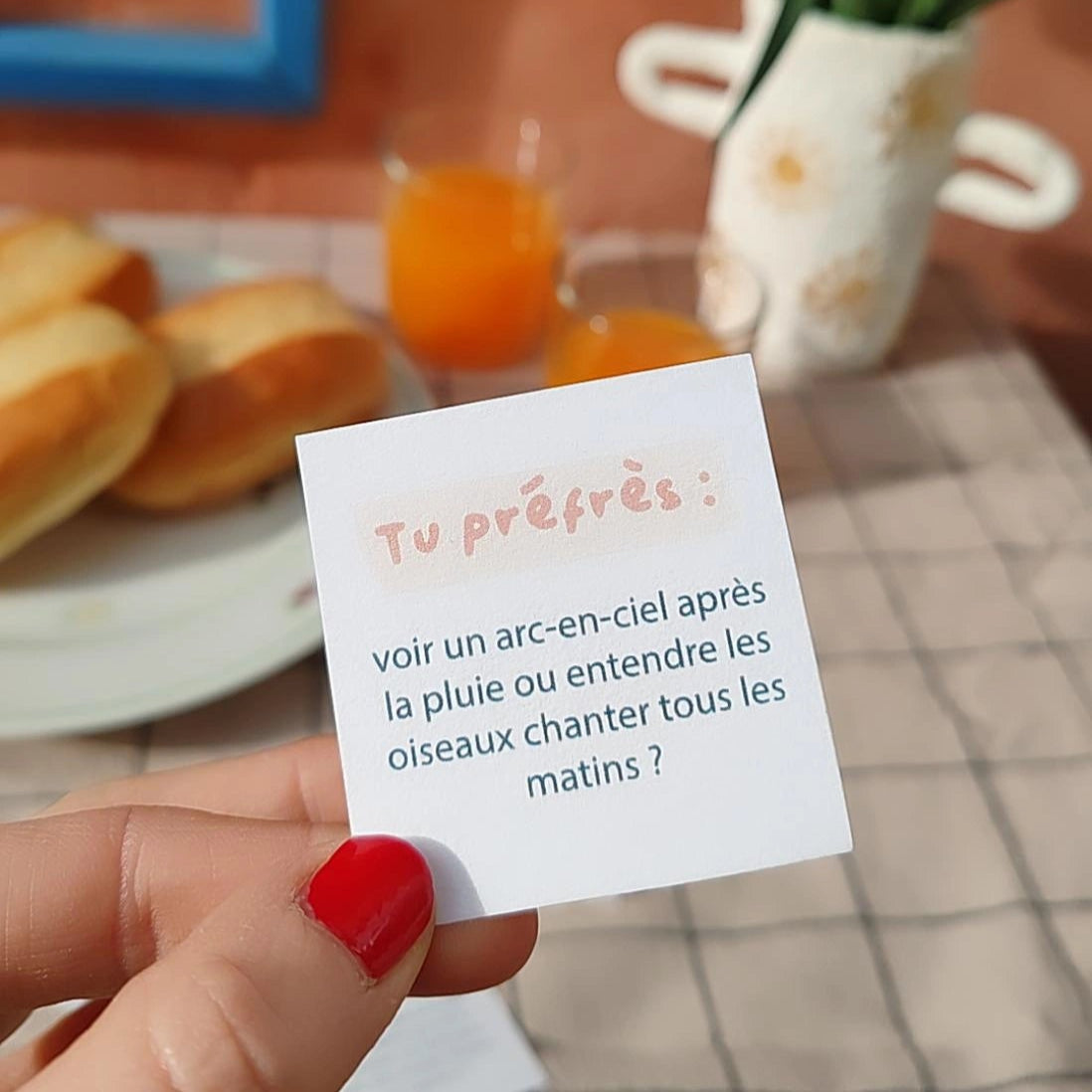 Jeu " Tu préfères " du Printemps