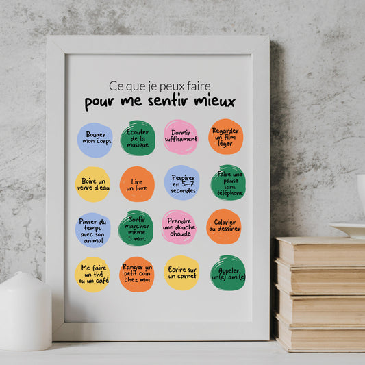 Ce que je peux faire pour me sentir mieux - Adulte