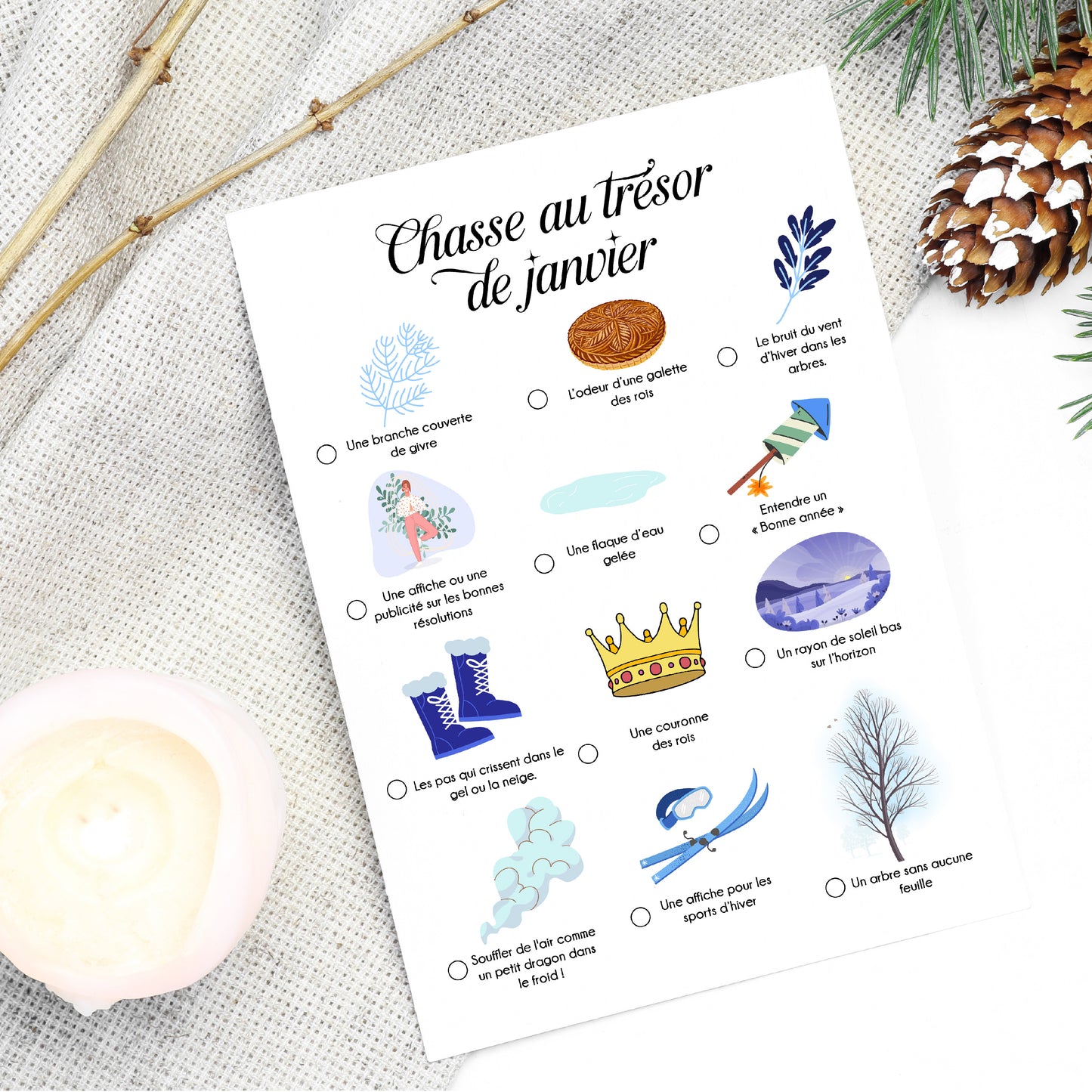 Chasse au trésor de Janvier