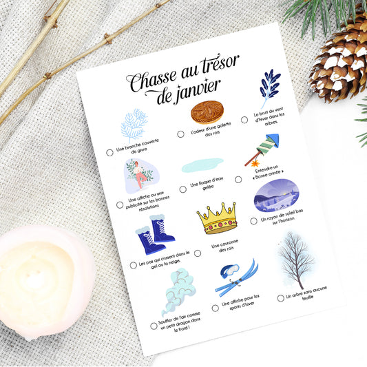 Chasse au trésor de Janvier