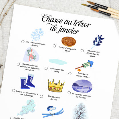 Chasse au trésor de Janvier