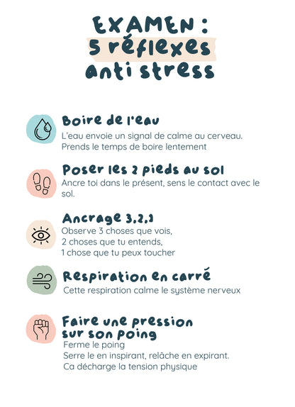 Examen: 5 réflexes anti stress